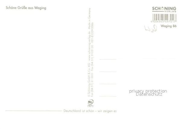 Waging See Kirche Monument Ortsblick Strand Seebrü – Bild 2
