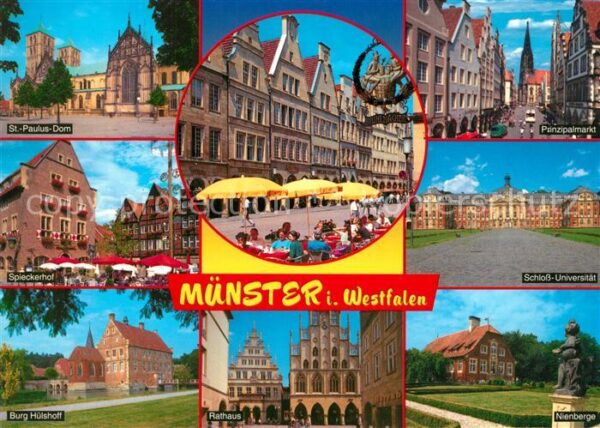 Muenster Westfalen St Paulus Dom Spieckerhof Burg Hülshoff