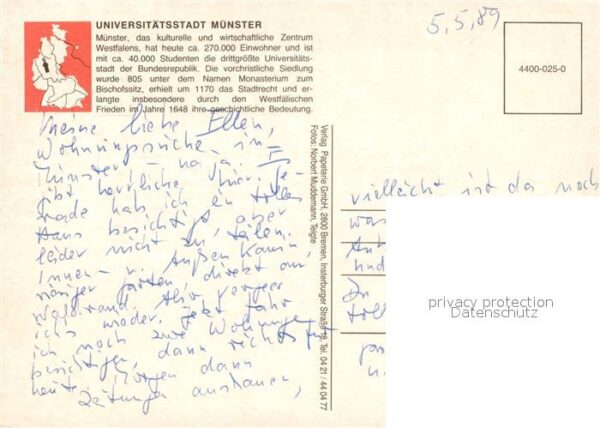 Muenster Westfalen St Paulus Dom Lambertusbrunnen Schloss – Bild 2