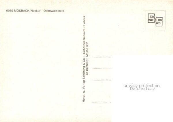 Mosbach Baden Palmsches Haus Kirche Markt Fachwerkhäu – Bild 2