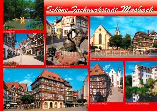 Mosbach Baden Stadtgarten Hauptstr Kiwwelschisserbrun