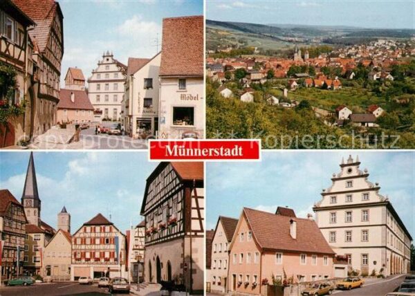 Muennerstadt Anger Teilansicht Rathausplatz Zehntsch