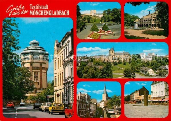 Moenchengladbach Wasserturm Park Schloss Marktplatz
