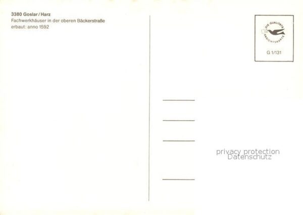 Goslar Fachwerkhäuser Bäckerstraße – Bild 2