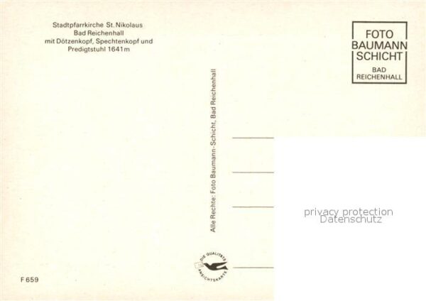 Bad Reichenhall Stadtpfarrkirche Sankt Nikolaus Dötzenk – Bild 2