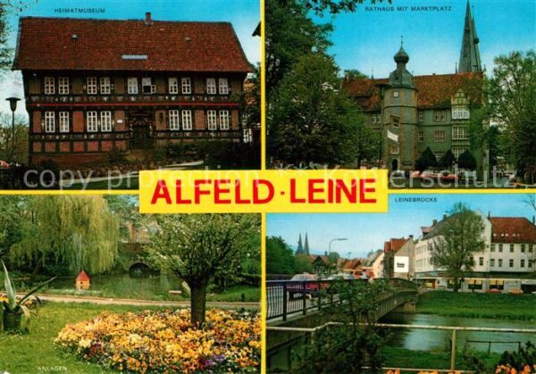 Alfeld Leine Heimatmuseum Rathaus Marktplatz Anlagen