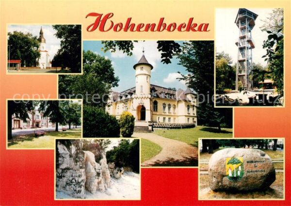 Hohenbocka Kirche Schloss Aussichtsturm Prossenber