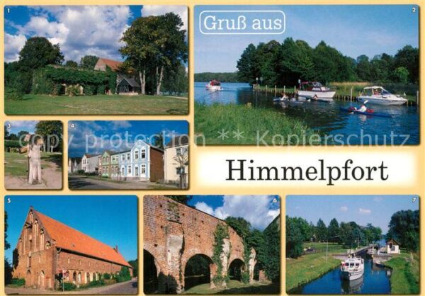Himmelpfort Klosterruine Haussee Zisterziensermönch