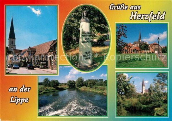 Herzfeld Westfalen Kirche Stadtpanorama Denkmal Heilige Id