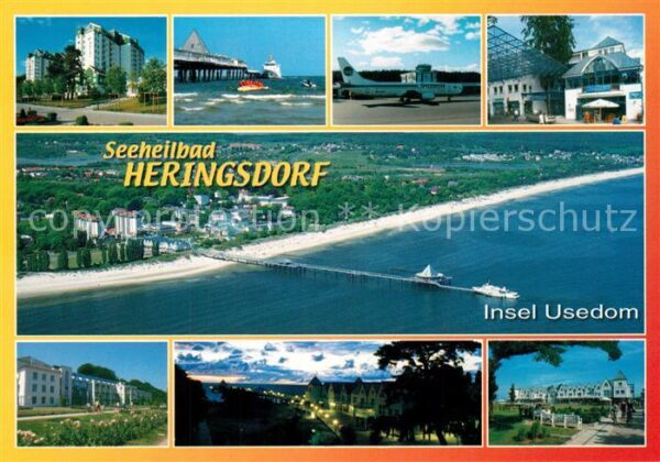 Heringsdorf Ostseebad Usedom Fliegeraufnahme Stadtansichten