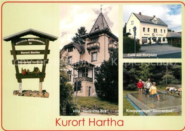 Hartha Tharandt Cafe am Kurplatz Villa Heinrichs Eck Kn
