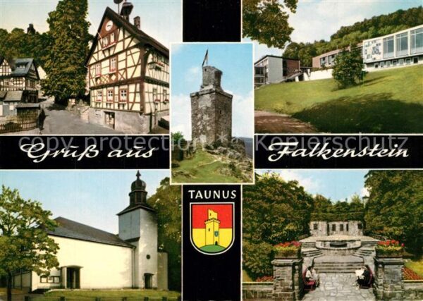 Falkenstein Taunus Fachwerkhäuser Stadtansichten Kirche Bu