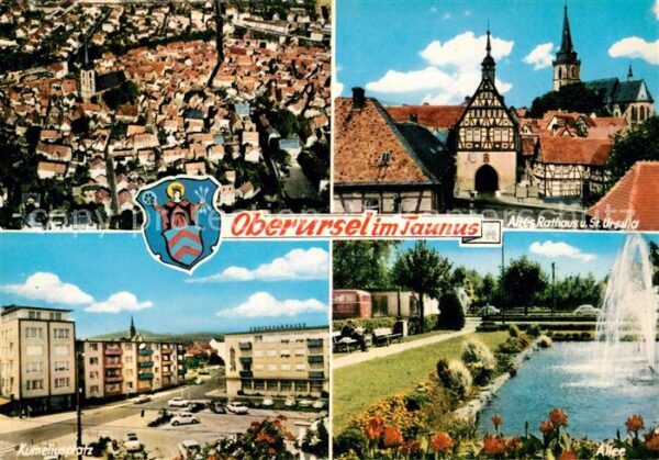 Oberursel Taunus Fliegeraufnahme Altes Rathaus Sankt Urs