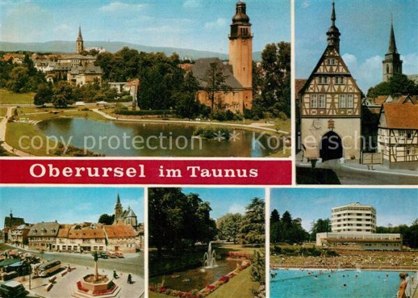 Oberursel Taunus Stadttor Schwimmbad Wasserfontäne Busba