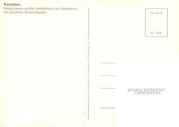 Kevelaer Gnadenkapelle – Bild 2
