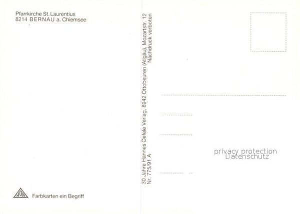 Bernau Chiemsee Pfarrkirche Sankt Laurentius – Bild 2