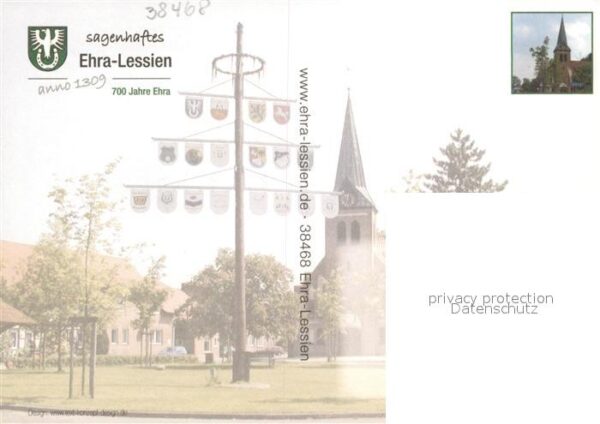Ehra-Lessien Kirche Winterlandschaft – Bild 2