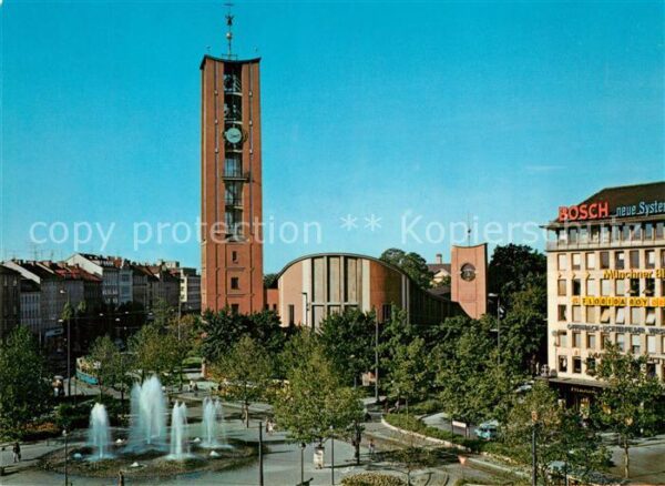 Muenchen Matthäus Kirche Sendlinger Tor Platz