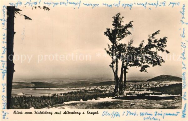 Altenberg Erzgebirge Panorama Blick vom Kahleberg