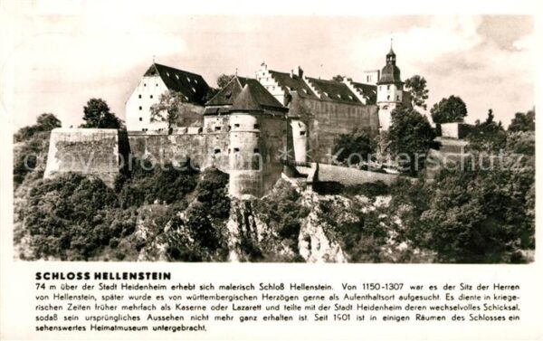 Heidenheim Brenz Schloss Hellenstein mit Schlossgaststät
