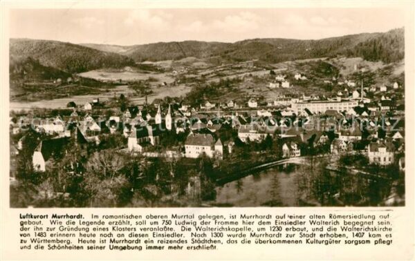 Murrhardt Panorama Luftkurort Franckh Chronik Kar