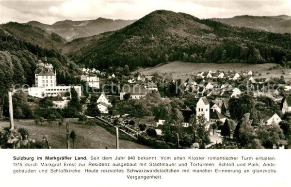 Sulzburg Freiburg Panorama Markgräfler Land Chronik
