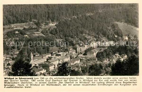 Bad Wildbad Panorama Kurort Schwarzwald Franckh Chr