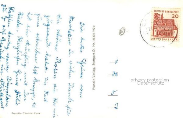 Bad Teinach-Zavelstein Burg Zavelstein Franckh Chronik Karte – Bild 2