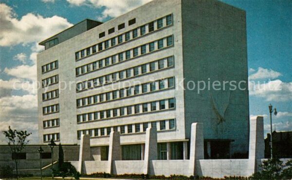 Detroit Michigan New Veterans Memorial 1st building of D
