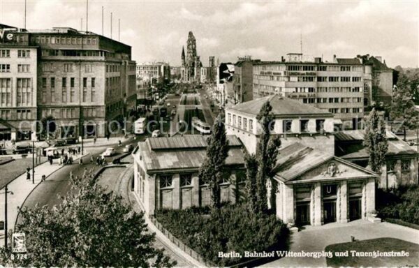 Berlin Bahnhof Wittenbergplatz und Tauentziens