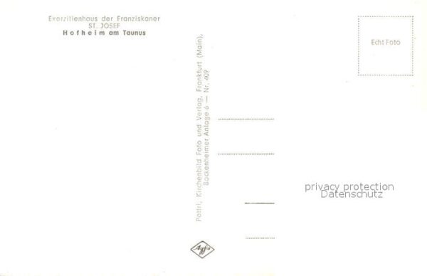 Hofheim Taunus Exerzitienhaus der Franziskaner St Jose – Bild 2