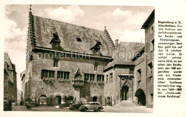 Regensburg Altes Rathaus Historisches Gebäude Fran