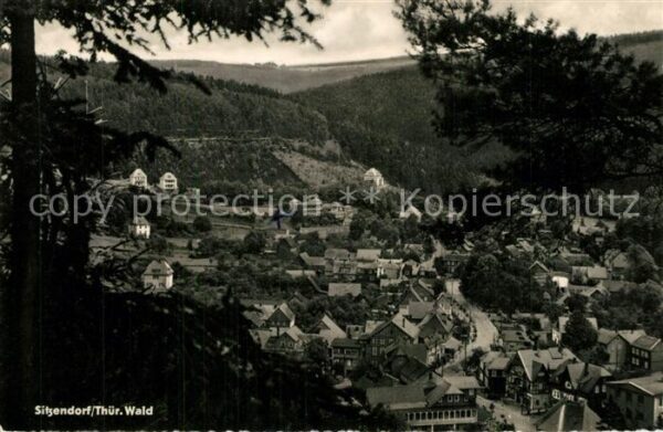Sitzendorf Thueringen Talblick
