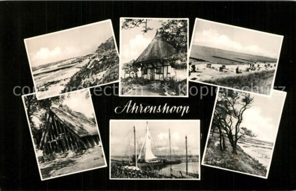 Ahrenshoop Ostseebad Strand Küste Reetdachhaus Kirche Hafen