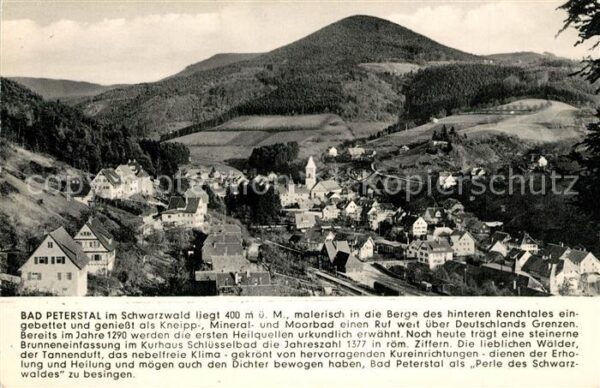 Bad Peterstal-Griesbach Panorama Kurort im Schwarzwald Chronik