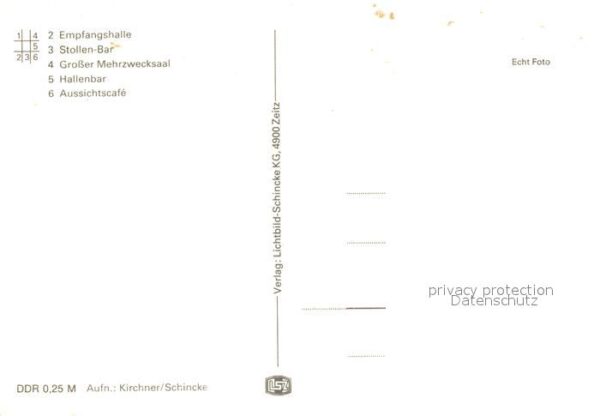 Friedrichroda FDGB Erholungsheim August Bebel Empfang – Bild 2