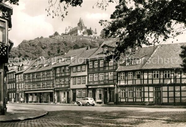 Wernigerode Harz An der Schönen Ecke Fachwerkhäuser Schl