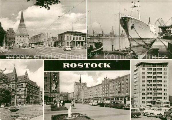 Rostock Steintor Karl Marx Platz Überseehafen S