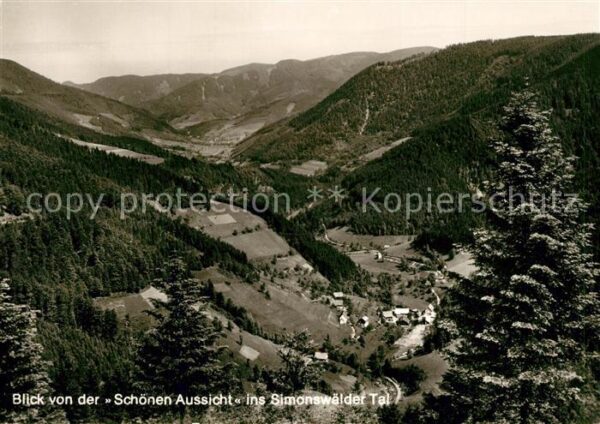 St Maergen Panorama Blick von der Schönen Aussicht