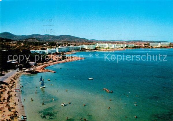 Bahia de San Antonio Fliegeraufnahme