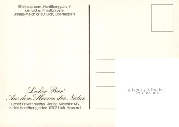Lich Hessen Blick aus dem Hardtberggarten Licher Pr – Bild 2