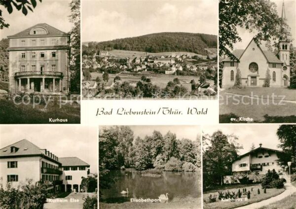 Bad Liebenstein Kurhaus Kurheim Else Elisabethpark Schw