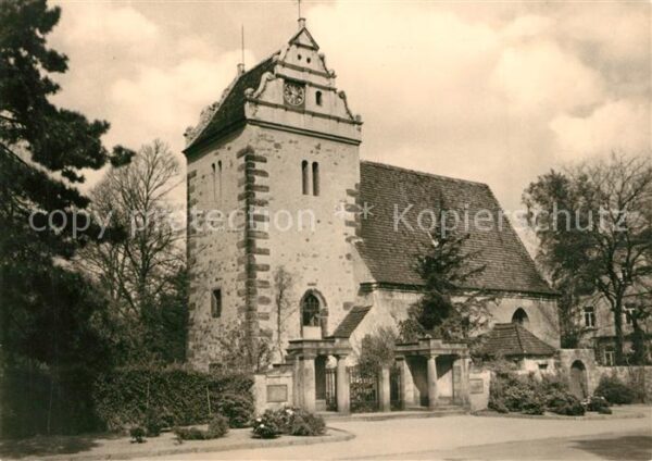 Coswig Sachsen Alte Kirche Baudenkmal 15. Jhdt.