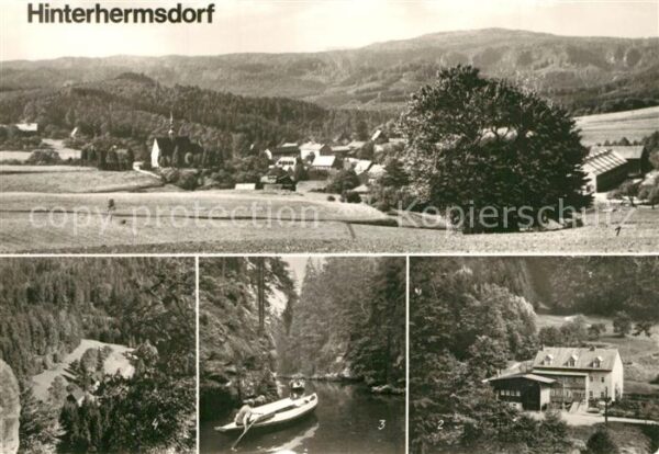 Hinterhermsdorf Panorama Obermühle Kirnitzschtalklamm B