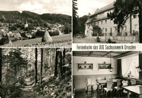 Geising Erzgebirge Ferienheim des VEB Sachsenwerk Dresden