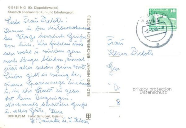 Geising Erzgebirge Ferienheim des VEB Sachsenwerk Dresden – Bild 2