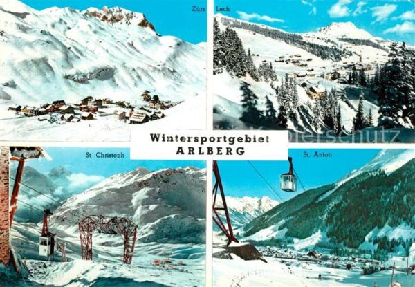 Arlberg Wintersportgebiet Zürs Lech St Christop