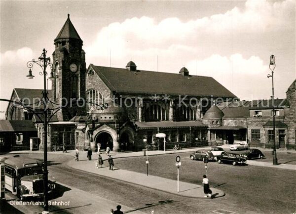 Giessen Lahn Bahnhof Kirche