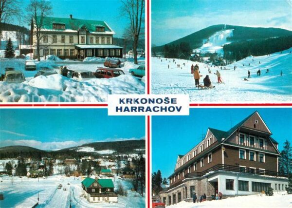 Harrachov Harrachsdorf Wintersportplatz Riesengebirge Berghote