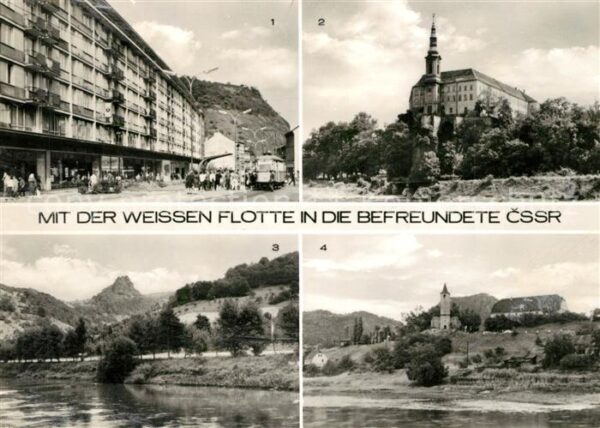 Usti nad Labem Geschäftsstrasse Schloss Decin Vrabinec